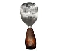 Rice Paddle Stand - 18 x 6,8 cm Stainless Steel Scoop, Rice Paddle Spoon Heat Resistant | Rices Spatula | Wooden Handle Stainless Steel | Standing Scoop With Wooden Handle For Nonstick Cookware