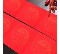 Rice Paper Involtini Carta Di Riso Rossa Documento Calligrafia Cinese