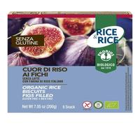 Rice & Rice - Cuor di riso ai Fichi Senza Glutine, 6 snack da 33,4 grammi