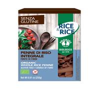Rice & Rice - Penne di riso integrale senza glutine, 250 grammi