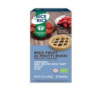 Rice & Rice - Riso Fruit ai Frutti Rossi, 6 snack da 33,5 grammi