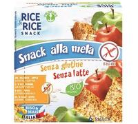 Rice&Rice Snack Di Riso Alla Mela Biologico Senza Glutine 6x21 g