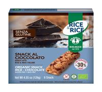 Rice & Rice - Snack di riso senza glutine Mela, 6 snack da 21 grammi