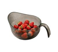 Rice Rinser Strainer with Handle Fine Mesh Clear Large Capacity Kitchen