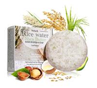 Rice Shampoo Bar,Anti-perdita di capelli Riso Shampoo Bar,Acqua di riso Shampoo Bar con burro,Sapone Shampoo Riso,Sapone Shampoo Riso per la crescita dei capelli,Shampoo acqua di riso per capelli