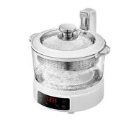 Rice Soup Separation Electric Cooker, 3l Low Carb Rice Cooker, One-Button Lift Function Design, 304 Stainless Steel, Supports Multiple Cooking Methods for Cook Hotpot, Porridge, Steam Food(bianca)