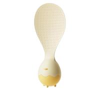 Rice Spatula - Non Stick Kitchen Rice Paddle Scoop for Cooking Serving | Heat Resistant Nylon Spoon with Ergonomic Handle for Stirring Mixing and Serving Rices Pasta Grains Use