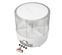 Rice Storage Container | 360 Rotating Food with Measuring Cup | Large Capacity Grain Bucket for Kitchen Pantry/Countertop (Small Size)