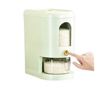 Rice Storage Container, Moisture Proof Sealed Keeper, 11 Lbs Large Capacity Bin, PP Food Storage With Measuring Cup, Grain Organizer Kitchen Canister, Home Apartment Countertop 12.01×11.02×6.9in