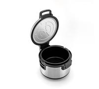 Rice Warmer Commercial, Efficient Insulation Electric Rice Warmer, Temperatura regolabile, Stainless Steel, Pentola interna antiaderente, per ristoranti, ferro da stiro, spuntini, ecc