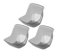 Rice Washer Strainer Bowl, Portable Fruit Colander, Sink Drain Basket Strainer, Washing Bowl for Food, Multi-Functional Rice Cleaner, Pack of 3 Strainers, Fruit and Vegetable Colander, Food Strainer