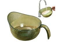 Rice Washing Bowl - Fine Mesh Colander with Handle