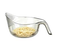 Rice Washing Bowl Silicone Strainer With Handle For Garden Camping Home