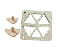 Riceball Mold Classic Wooden, Triangular Rice Ball Sushi Mold for Home, Picnic, Lunch, DIY Meal Prep, Handmade Shaper for Onigiri, Box, Kitchen Cooking Tool, Easy Rice Ball Making