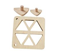 Riceball Mold - Wood 22x22x1.5cm / 25x10x1.5cm Classic Non-Stick Triangular Sushi Press | Wooden Rice Ball Mold | DIY Kitchen Tool For Home Picnic Lunch Meal Prep