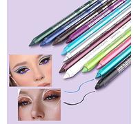 Riceel 12 Eyeliner Colori Ombre Penna, impermeabile, Eyeliner Neon Matt Glitter Kit colorato Donne Eye Liner Professionale Eye Make-up Set