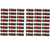 RICEL SUD Tronchetto Saratoga Gr 1100 Stok 48 Pz Accendifuoco Ceppo 48 Confezioni Legno Bastone per Camino Unflavored