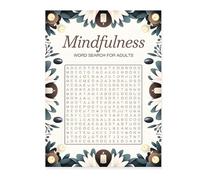 Ricerca di parole, libri di ricerca di parole per adulti | Gioco di ricerca rilassante per anziani - Word fund set per adulti per tenere i pensieri, giochi di attività per alleviare lo stress, tra cui