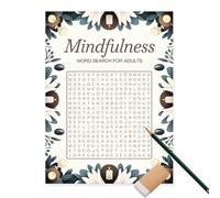 Ricerca di parole Libri Per Adulti - Puzzle di Ricerca Parole, Libri Per Adulti,Crea Pace E Positività nella tua Vita | Big Print Word Trova Giochi Per Adulti, Anziani E Adulti, Uno