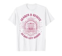 Ricerca E Salvataggio Nessun Disco Lasciato Dietro Scena di Golf Disco Maglietta