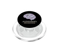 Ricerca neurologica sulla demenza per il sostenitore della consapevolezza dell'Alzheimer PopSockets PopGrip per MagSafe