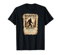 Ricercato: Bigfoot per frode fiscale | Funny Sasquatch Conspiracy Maglietta