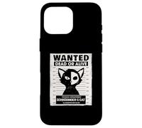 Ricercato morto o vivo Fisica Divertente Gatto di Schrödinger Custodia per iPhone 16 Pro Max