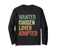 Ricercato Scelto Amato adottato Gotcha Day Adozione Consapevolezza Maglia a Manica