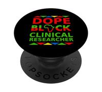 Ricercatore clinico Dope Black Orgoglioso professionista Orgoglio lavoro PopSockets PopGrip Adesivo