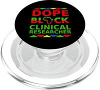 Ricercatore clinico Dope Black Orgoglioso professionista Orgoglio lavoro PopSockets PopGrip per MagSafe