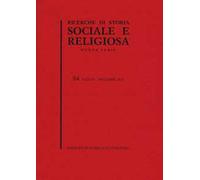 Ricerche di storia sociale e religiosa (2013). Vol. 84