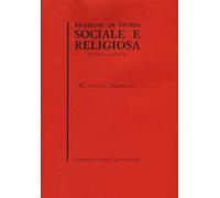 Ricerche di storia sociale e religiosa. Vol. 87