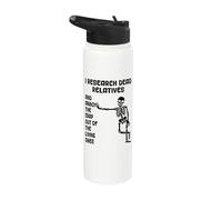 Ricerco parenti morti e infastidito i vivi Stainless Steel Insulated Water Bottle