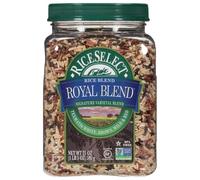 RiceSelect Royal Blend, Texmati White, Brown, Wild, and Red Rice, 21 Ounce Jar