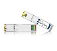 Ricetrasmettitore 1000Base-T da SFP a Ethernet, modulo in rame da 1,25 G da SFP a RJ45 per Cisco GLC-T/SFP-GE-T, Meraki MA-SFP-1GB-TX, Ubiquiti UniFi UF-RJ45-1G, Mikrotik, TP-Link, Intel, Fortinet ecc