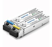 ricetrasmettitore della Fibra Ottica del modulo di 1.25G SFP BIDI WDM, ricetrasmettitore di Fibra Ottica di LC DDM 20KM Tx1310/Rx1550nm per Cisco GLC-BX-20U, Cisco GLC-BX-20D