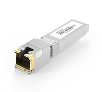 Ricetrasmettitore modulo da SFP+ a RJ-45 da 10 Gb 30 m, ricetrasmettitore Ethernet CAT6a da 10 Gigabit SFP+ in rame compatibile con 5 Gb/2,5 Gb/1 Gb, non compatibile con marca HP, Dell, Aruba, H3C