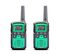 Midland - Walkie Talkie XT30 PRO Doppio, 2 Ricetrasmittenti Professionali Ricarica Rapida USB per Softair, Outdoor - 16 Canali PMR446, 38 Toni CTCSS, Portata 6Km, Autonomia 5H, Splashproof, VOX, Scan