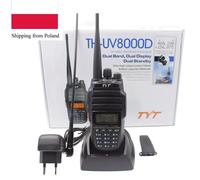 Ricetrasmettitore tenuto in mano UV 136-174 & 400-520MHz della banda doppia di TYT TH-UV8000D con la Radio bidirezionale della batteria 10W di 3600MAH