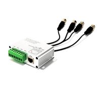 Ricetrasmettitore video balun passivo CCTV, mini ricetrasmettitore balun passivo HD CCTV BNC, 4 canali, fino a 0-600 m