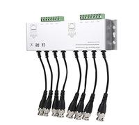 Ricetrasmettitore Video Balun Passivo, Compatibile con Tutti i HD-CVI, HD-TVI, HD-AHD BNC Maschio a UTP, CC a 60 MHz per Videoconferenza con Sistema di telecamere per Uso Professionale