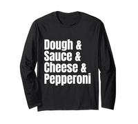 Ricetta Divertente della Lista degli ingredienti della Pizza ai peperoni Maglia a Manica