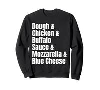 Ricetta Divertente della Lista degli ingredienti della Pizza al Pollo di bufala Felpa