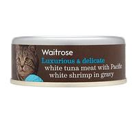 Ricetta Indulgent Tonno Carne Bianca con Gamberetti Tigre in Salsa Waitrose 80g