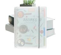 Ricetta Notebook Blank - Diario di cucina A4 con pagine spesse, crea registro alimentare personale | Agenda da cucina, diario di cibo fatto in casa, foglio di raccolta formula, organizzatore taccuino