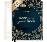 Ricettario "Pepper" A5 - libro di ricette fai da te con copertina rigida per 100 ricette, raccogli e personalizza le tue ricette preferite - scrivi le tue ricette