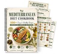Ricettario per dieta mediterranea per principianti e anziani: oltre 100 ricette facili e sane, piano pasto di 4 settimane, liste della spesa settimanali, guida alla preparazione dei pasti, elementi