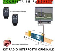 Ricevente Radio 433,92 Mhz Comando Per Antifurto e Automatismi 2 Radiocomandi