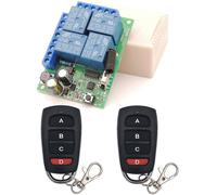 Ricevente Scheda ricevitore 4 Canali 220V con 2 Telecomando Motore Luce Garage