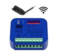 Ricevente Universale per Cancelli, 85-250V, Multifrequenza 433-900MHz, Modulo Relè per Porte da Garage, Ricevitore Universale RX Mutil per 45 Telecomandi per Porte da Garage, 2,4GHz WiFi